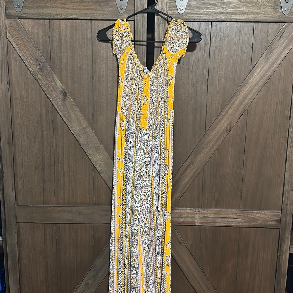Smocked pant suit